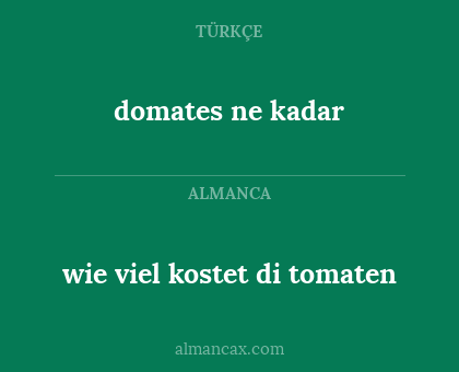 domates ne kadar - wie viel kostet di tomaten