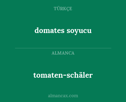 tomaten-schäler - domates soyucu