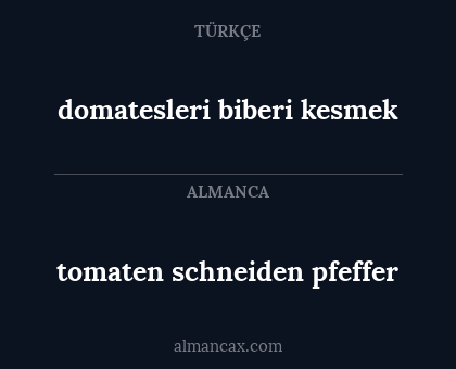 tomaten schneiden pfeffer - domatesleri biberi kesmek