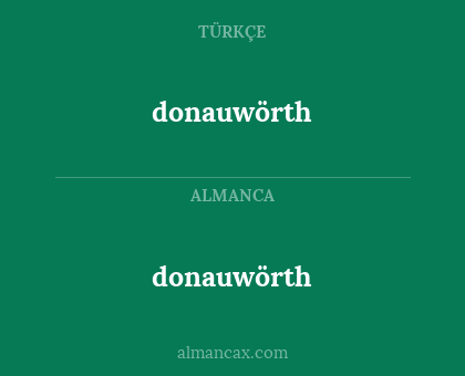 donauwörth - donauwörth