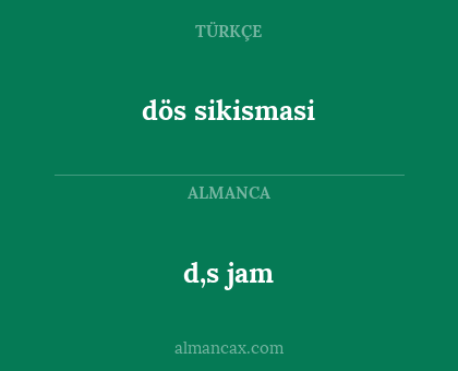 d,s jam - dös sikismasi