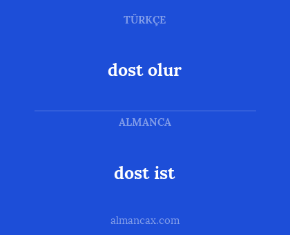 dost ist - dost olur