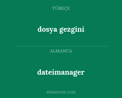 dateimanager - dosya gezgini