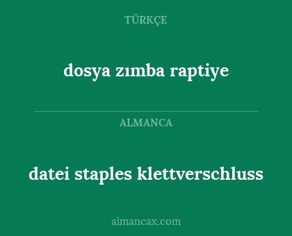 dosya
zımba
raptiye - datei
staples
klettverschluss