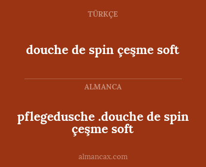 douche de spin çeşme soft - pflegedusche .douche de spin çeşme soft