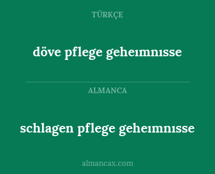 schlagen pflege geheımnısse - döve pflege geheımnısse
