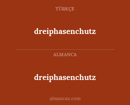 dreiphasenchutz - dreiphasenchutz
