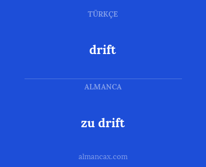 zu drift - drift