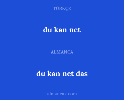 du kan net das - du kan net