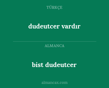 bist dudeutcer - dudeutcer vardır