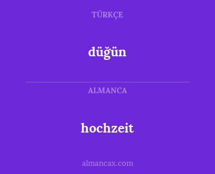 düğün - hochzeit