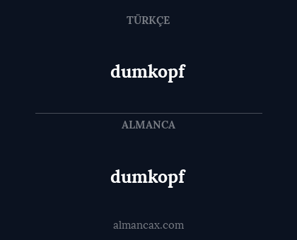 dumkopf - dumkopf