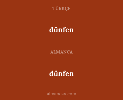 dünfen - dünfen