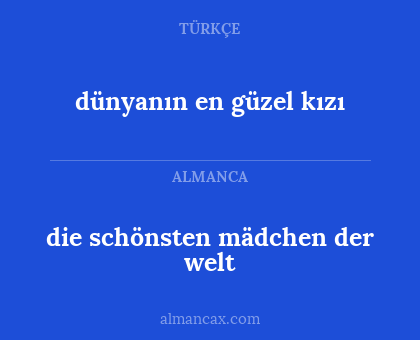 die schönsten mädchen der welt - dünyanın en güzel kızı