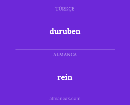 duruben - rein