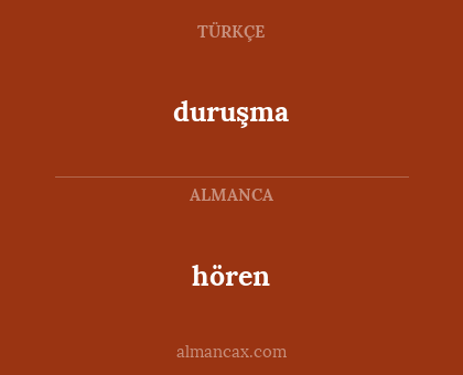 duruşma - hören