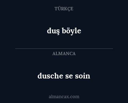 dusche se soin - duş böyle