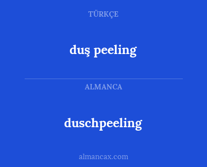 duschpeeling - duş peeling