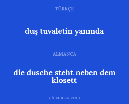 duş tuvaletin yanında - die dusche steht neben dem klosett