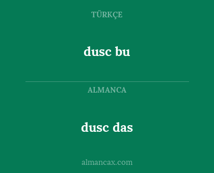 dusc bu - dusc das