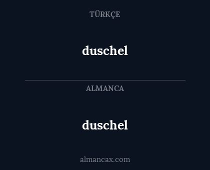 duschel - duschel