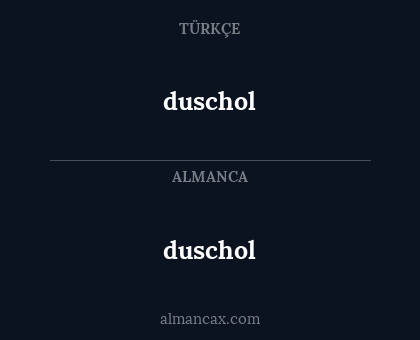 duschol - duschol