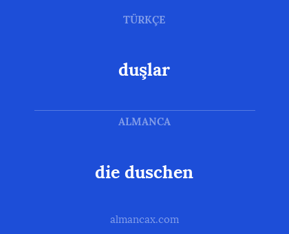 die duschen - duşlar