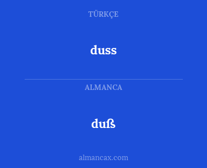 duß - duss