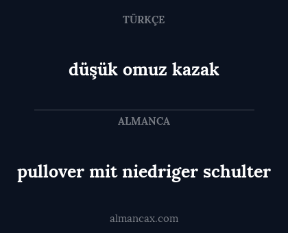 pullover mit niedriger schulter - düşük omuz kazak