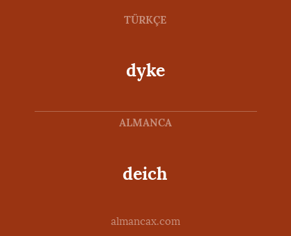 deich - dyke