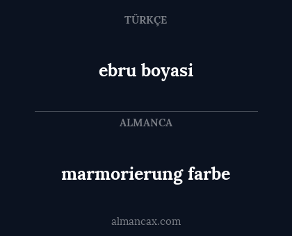 ebru boyasi - marmorierung farbe