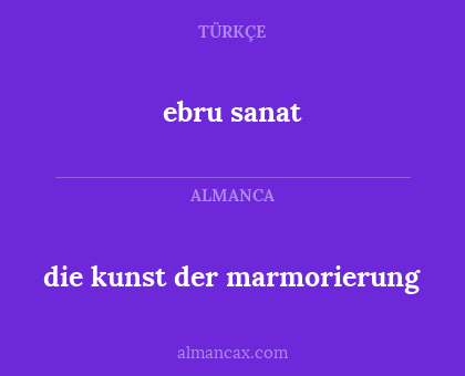 die kunst der marmorierung - ebru sanat
