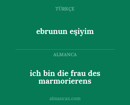 ebrunun eşiyim - ich bin die frau des marmorierens