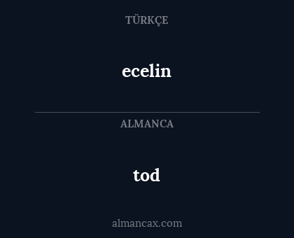 ecelin - tod