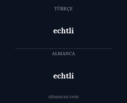 echtli - echtli
