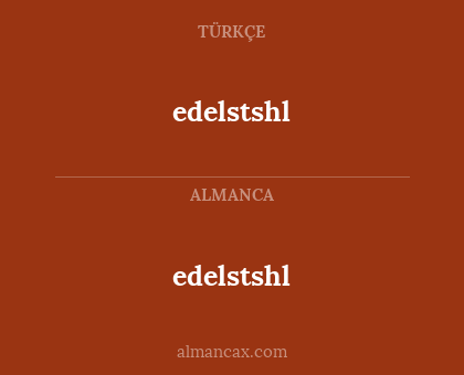 edelstshl - edelstshl
