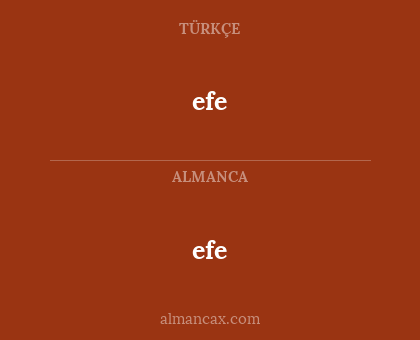 efe - efe