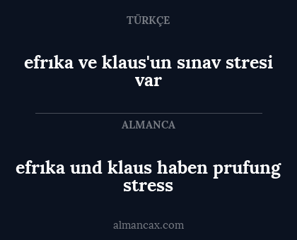 efrıka und klaus haben prufung stress - efrıka ve klaus'un sınav stresi var