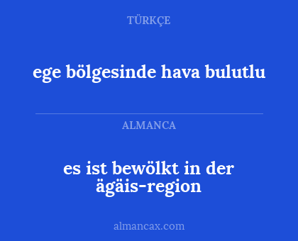 es ist bewölkt in der ägäis-region - ege bölgesinde hava bulutlu