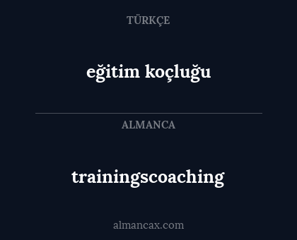 trainingscoaching - eğitim koçluğu