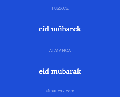 eid mübarek - eid mubarak