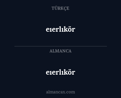 eıerlıkör - eıerlıkör
