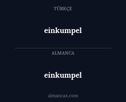 einkumpel - einkumpel