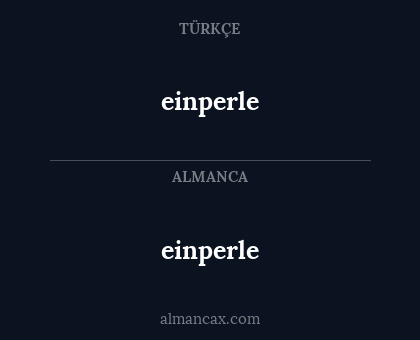 einperle - einperle