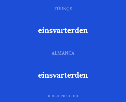 einsvarterden - einsvarterden