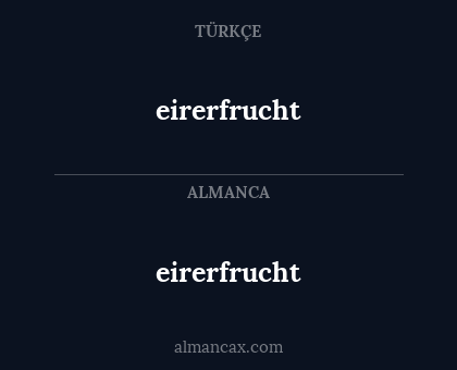eirerfrucht - eirerfrucht