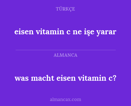 eisen vitamin c ne işe yarar - was macht eisen vitamin c?