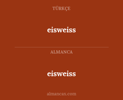 eisweiss - eisweiss