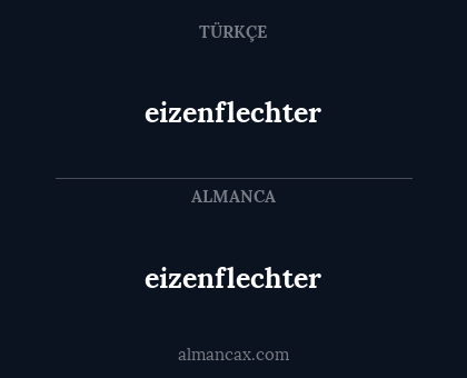 eizenflechter - eizenflechter