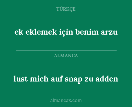 ek eklemek için benim arzu - lust mich auf snap zu adden